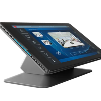 Q-SYS 7in PoE Touchscreen Controller for In-Wall Mount - Black