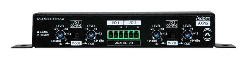 Q-SYS AXPIO 2-Channel Analog Expander for Axiom Wallplates - Image 2
