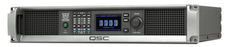 Q-SYS CX-Q 2K4 Four-Channel Network Amplifier