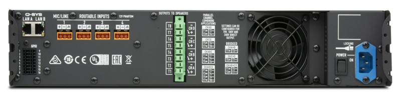 Q-SYS CX-Q 2K4 Four-Channel Network Amplifier - Image 2