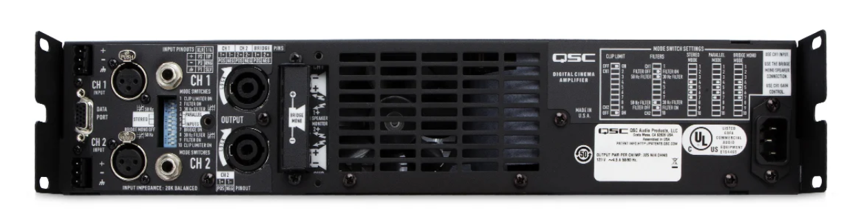 Q-SYS DCA2422 4-Channel Power Amplifier - 475W - Image 2