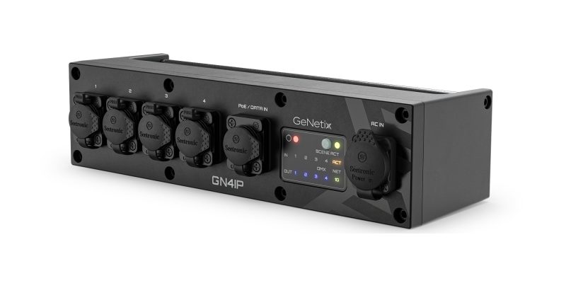 ChamSys GeNetix GN4IP IP65-Rated 4-Port Ethernet-to-DMX Node - Image 4