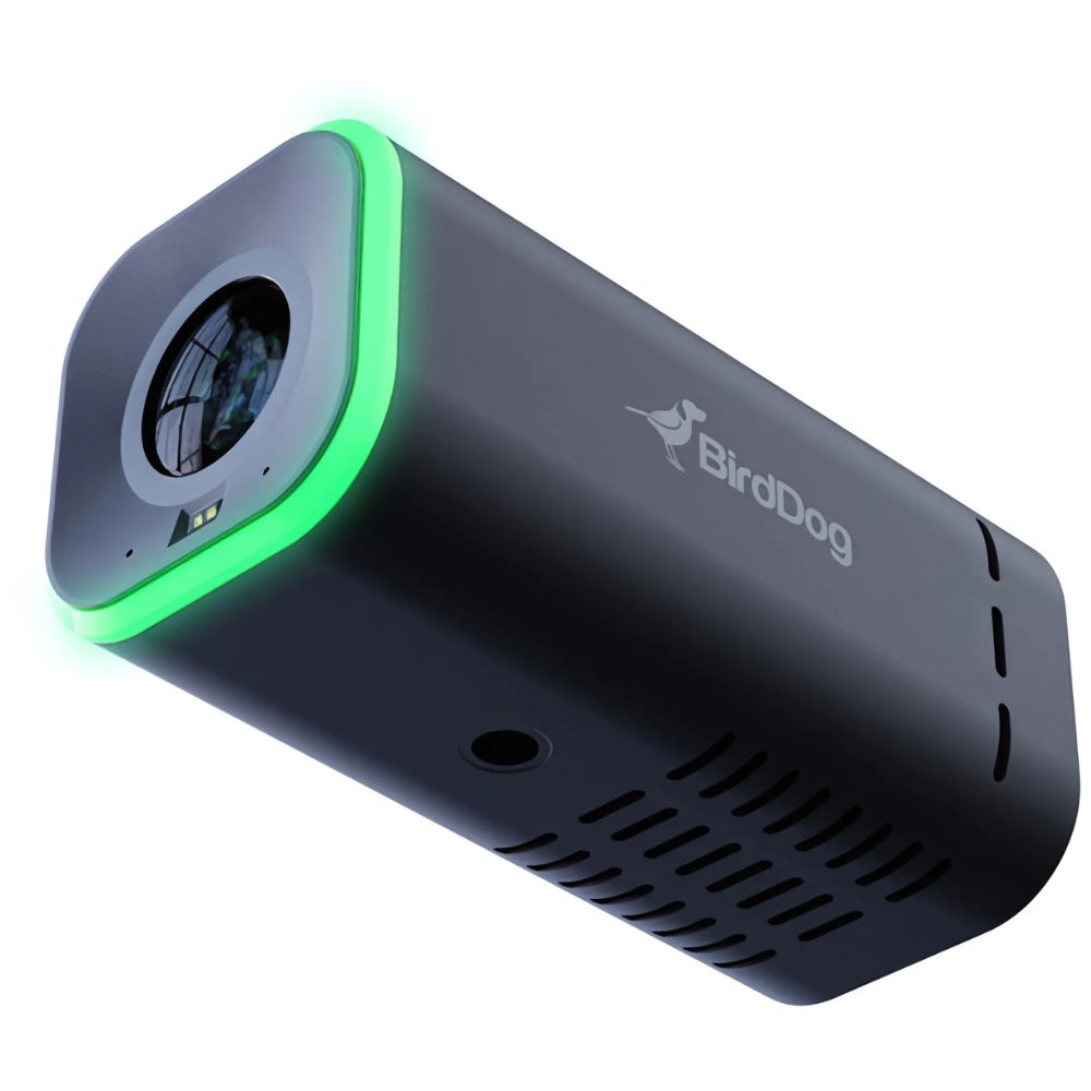 Front view of a BirdDog compact PTZ MKLB