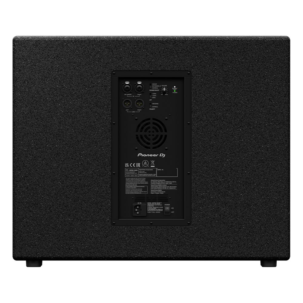 Pioneer dj XPRS1182S Speaker Back View