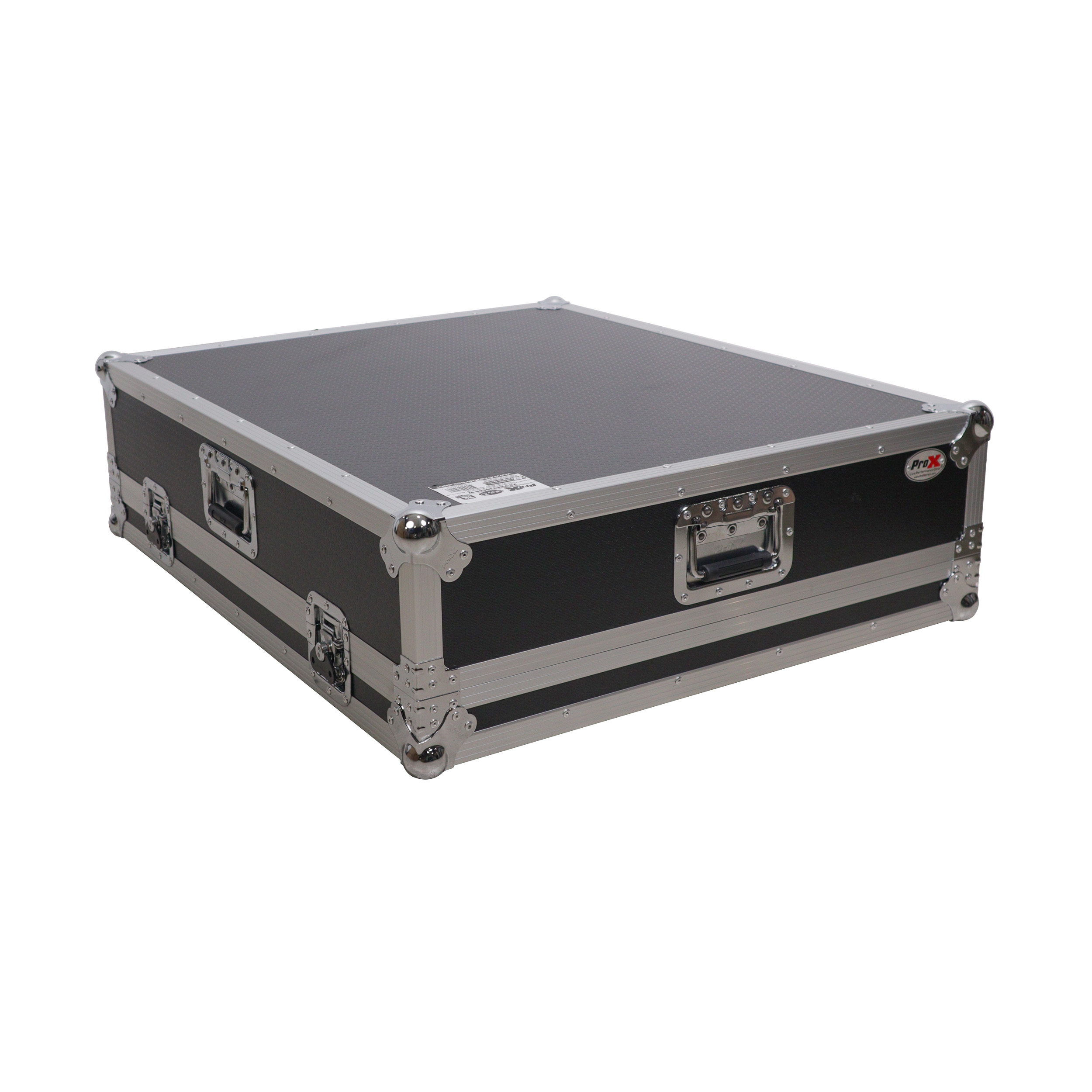 XS-PRE32S64SW Flight case with bumpers, handles, and logo