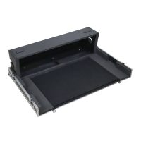 XS-YDM7EXDHW Pedalboard case with tiered platform and cable cutouts