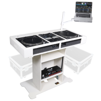 XZF-DJXLCTWCASE Front View of Assembled DJ Control Tower