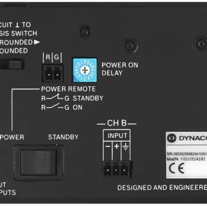 Dynacord C Series C1800FDI-US Rear View