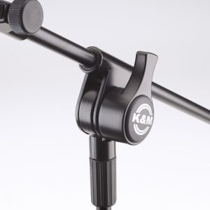 Konig & Meyer 25600-BLACK Mic stand with telescopic boom arm - Image 2