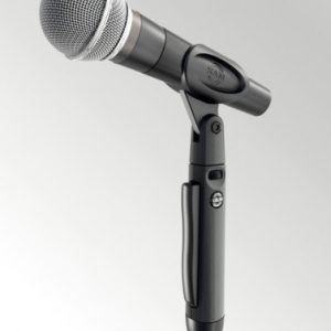 Konig & Meyer 26200-BLACK One-hand Mic Stand with Heavy Round Base - Image 4