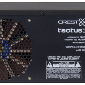 Back view Crest Audio Tactus 8