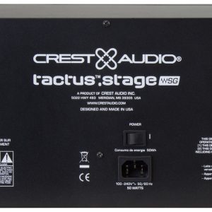 Back view Crest Audio Tactus Stage 32