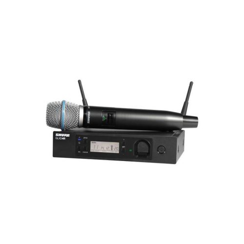 Main view of the Shure GLXD24R/B87A-Z2 Wireless Handheld