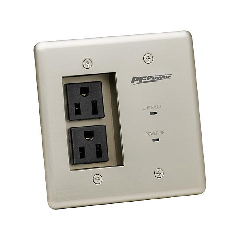 Main view of the Furman MIW 2-Outlet Faceplate