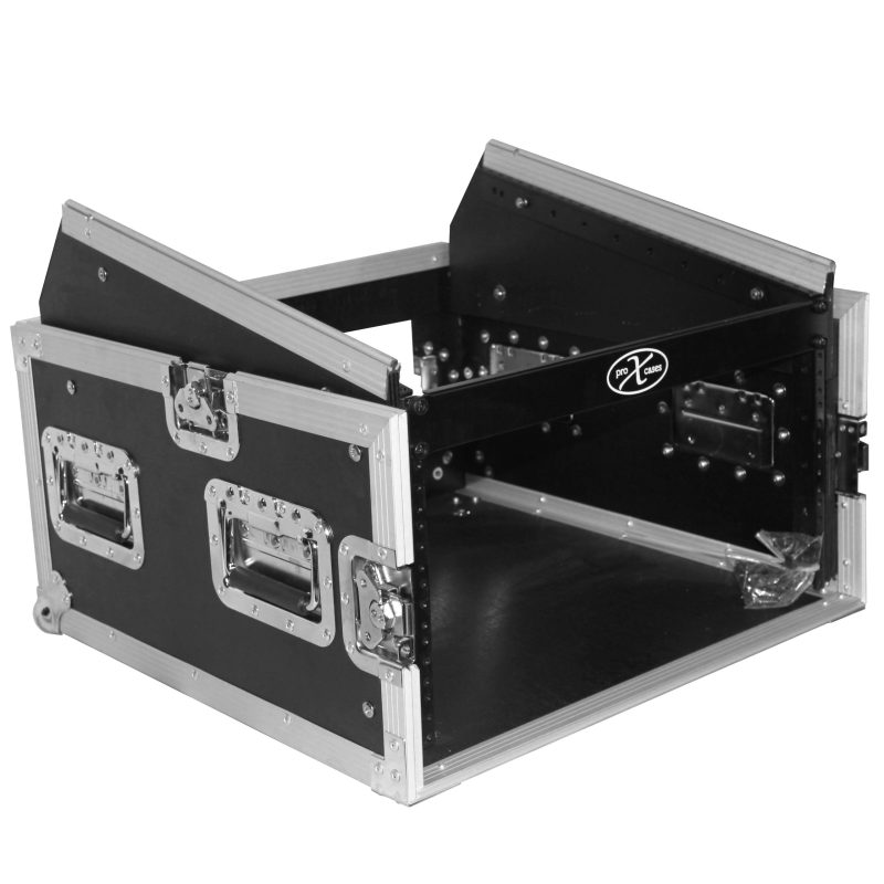 Left view of the ProX T-6MRSS 6U Vertical Rack