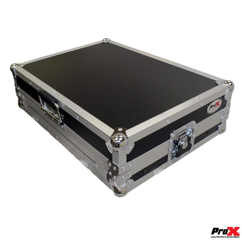 Side view of ProX X-DJ202LT Flight Case For Roland