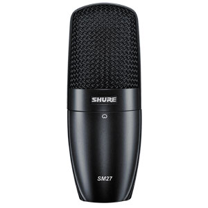 Main view of the Shure SM27-SC Cardioid studio